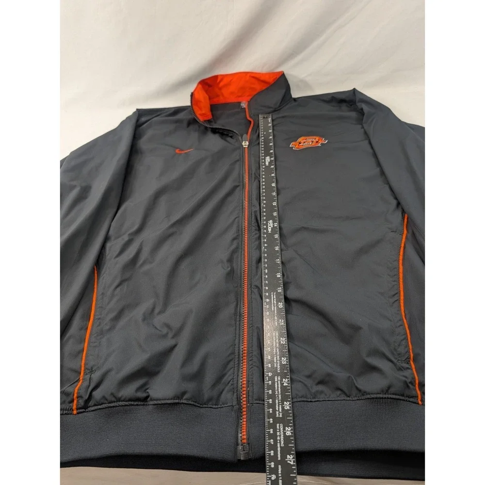 vtg y2k Nike Team Oklahoma State Full Zip Pullover Jacket clima fit XXL 90s